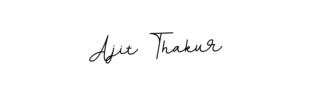 Create a beautiful signature design for name Ajit Thakur. With this signature (BallpointsItalic-DORy9) fonts, you can make a handwritten signature for free. Ajit Thakur signature style 11 images and pictures png