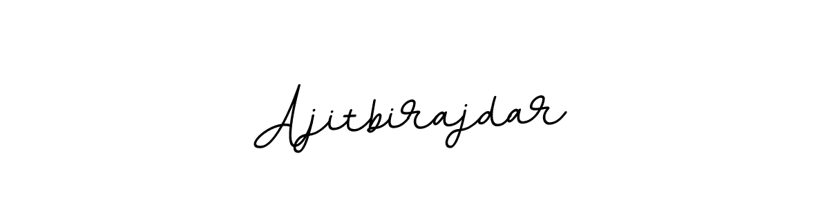 Create a beautiful signature design for name Ajitbirajdar. With this signature (BallpointsItalic-DORy9) fonts, you can make a handwritten signature for free. Ajitbirajdar signature style 11 images and pictures png