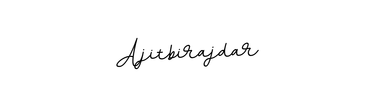 Create a beautiful signature design for name Ajitbirajdar. With this signature (BallpointsItalic-DORy9) fonts, you can make a handwritten signature for free. Ajitbirajdar signature style 11 images and pictures png