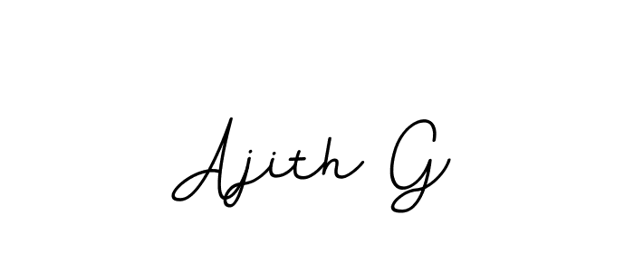 The best way (BallpointsItalic-DORy9) to make a short signature is to pick only two or three words in your name. The name Ajith G include a total of six letters. For converting this name. Ajith G signature style 11 images and pictures png