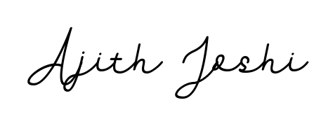 Create a personalized artistic stamp with Ajith Joshi in BallpointsItalic-DORy9 font. Perfect for visual artists, designers, and influencers. Ajith Joshi signature style 11 images and pictures png