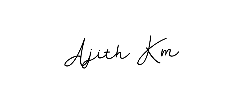 if you are searching for the best signature style for your name Ajith Km. so please give up your signature search. here we have designed multiple signature styles  using BallpointsItalic-DORy9. Ajith Km signature style 11 images and pictures png