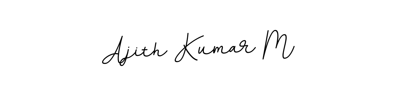 Also we have Ajith Kumar M name is the best signature style. Create professional handwritten signature collection using BallpointsItalic-DORy9 autograph style. Ajith Kumar M signature style 11 images and pictures png