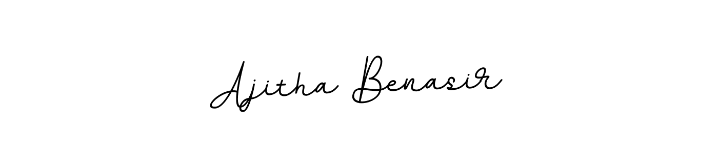 Make a beautiful signature design for name Ajitha Benasir. Use this online signature maker to create a handwritten signature for free. Ajitha Benasir signature style 11 images and pictures png