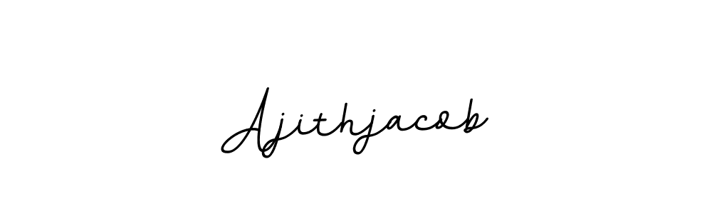 Ajithjacob stylish signature style. Best Handwritten Sign (BallpointsItalic-DORy9) for my name. Handwritten Signature Collection Ideas for my name Ajithjacob. Ajithjacob signature style 11 images and pictures png