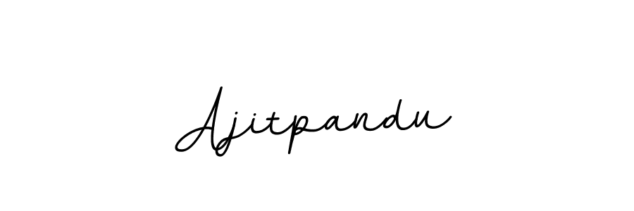 The best way (BallpointsItalic-DORy9) to make a short signature is to pick only two or three words in your name. The name Ajitpandu include a total of six letters. For converting this name. Ajitpandu signature style 11 images and pictures png