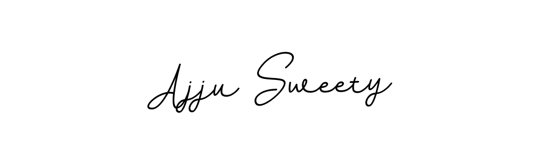 Ajju Sweety stylish signature style. Best Handwritten Sign (BallpointsItalic-DORy9) for my name. Handwritten Signature Collection Ideas for my name Ajju Sweety. Ajju Sweety signature style 11 images and pictures png