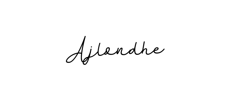 The best way (BallpointsItalic-DORy9) to make a short signature is to pick only two or three words in your name. The name Ajlondhe include a total of six letters. For converting this name. Ajlondhe signature style 11 images and pictures png