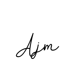 How to make Ajm name signature. Use BallpointsItalic-DORy9 style for creating short signs online. This is the latest handwritten sign. Ajm signature style 11 images and pictures png