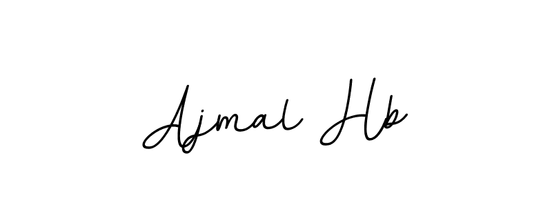 Make a beautiful signature design for name Ajmal Hb. With this signature (BallpointsItalic-DORy9) style, you can create a handwritten signature for free. Ajmal Hb signature style 11 images and pictures png