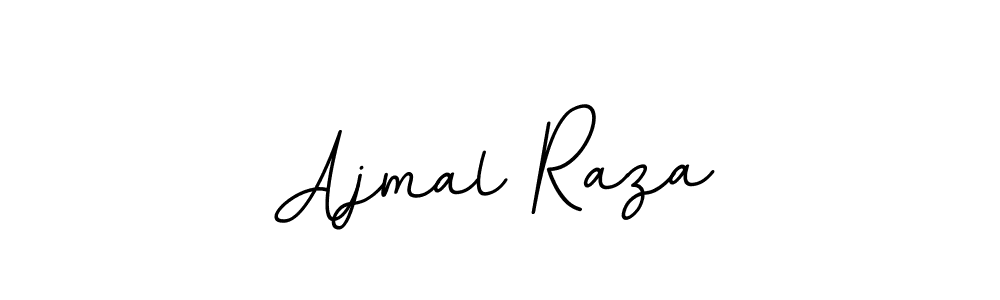 How to make Ajmal Raza name signature. Use BallpointsItalic-DORy9 style for creating short signs online. This is the latest handwritten sign. Ajmal Raza signature style 11 images and pictures png