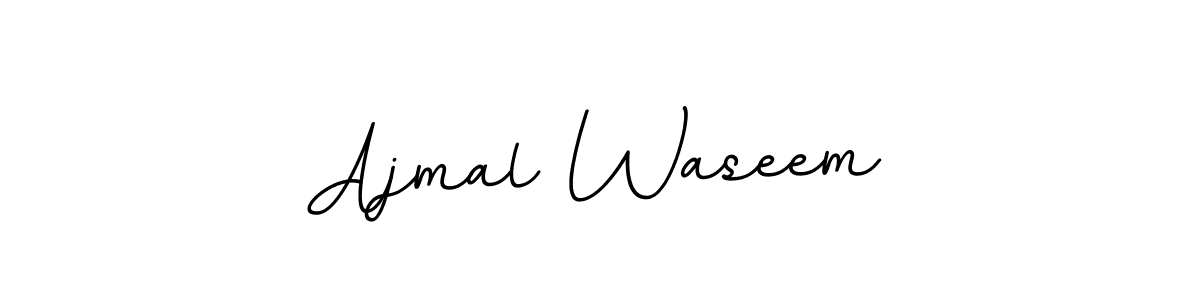 The best way (BallpointsItalic-DORy9) to make a short signature is to pick only two or three words in your name. The name Ajmal Waseem include a total of six letters. For converting this name. Ajmal Waseem signature style 11 images and pictures png