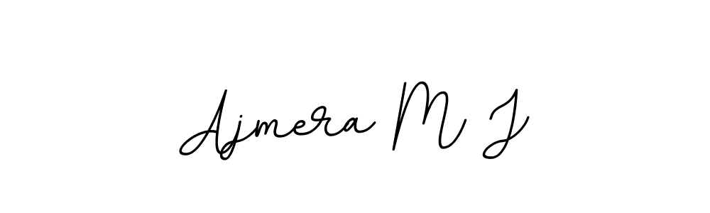 Also we have Ajmera M J name is the best signature style. Create professional handwritten signature collection using BallpointsItalic-DORy9 autograph style. Ajmera M J signature style 11 images and pictures png