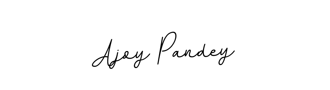 How to make Ajoy Pandey name signature. Use BallpointsItalic-DORy9 style for creating short signs online. This is the latest handwritten sign. Ajoy Pandey signature style 11 images and pictures png