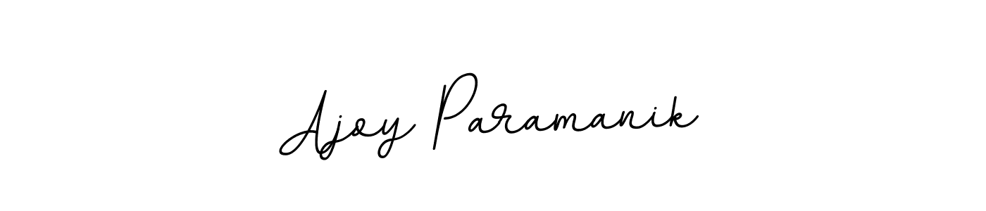 The best way (BallpointsItalic-DORy9) to make a short signature is to pick only two or three words in your name. The name Ajoy Paramanik include a total of six letters. For converting this name. Ajoy Paramanik signature style 11 images and pictures png