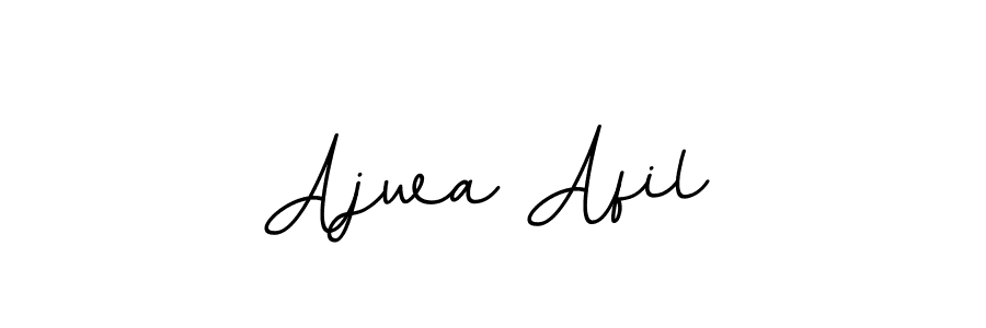 It looks lik you need a new signature style for name Ajwa Afil. Design unique handwritten (BallpointsItalic-DORy9) signature with our free signature maker in just a few clicks. Ajwa Afil signature style 11 images and pictures png