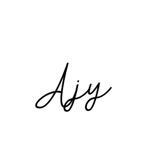 Create a beautiful signature design for name Ajy. With this signature (BallpointsItalic-DORy9) fonts, you can make a handwritten signature for free. Ajy signature style 11 images and pictures png