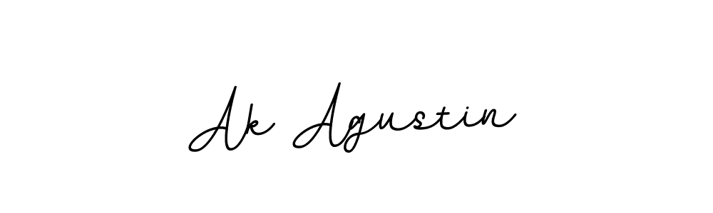 Ak Agustin stylish signature style. Best Handwritten Sign (BallpointsItalic-DORy9) for my name. Handwritten Signature Collection Ideas for my name Ak Agustin. Ak Agustin signature style 11 images and pictures png
