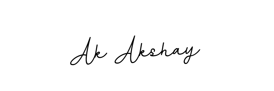 Design your own signature with our free online signature maker. With this signature software, you can create a handwritten (BallpointsItalic-DORy9) signature for name Ak Akshay. Ak Akshay signature style 11 images and pictures png