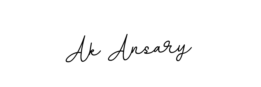 Design your own signature with our free online signature maker. With this signature software, you can create a handwritten (BallpointsItalic-DORy9) signature for name Ak Ansary. Ak Ansary signature style 11 images and pictures png