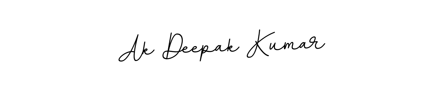 Make a beautiful signature design for name Ak Deepak Kumar. With this signature (BallpointsItalic-DORy9) style, you can create a handwritten signature for free. Ak Deepak Kumar signature style 11 images and pictures png