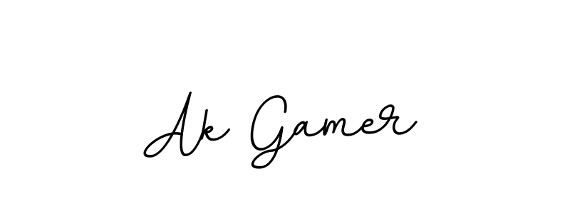 The best way (BallpointsItalic-DORy9) to make a short signature is to pick only two or three words in your name. The name Ak Gamer include a total of six letters. For converting this name. Ak Gamer signature style 11 images and pictures png