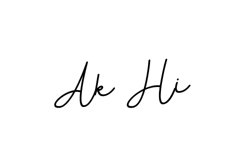 This is the best signature style for the Ak Hi name. Also you like these signature font (BallpointsItalic-DORy9). Mix name signature. Ak Hi signature style 11 images and pictures png