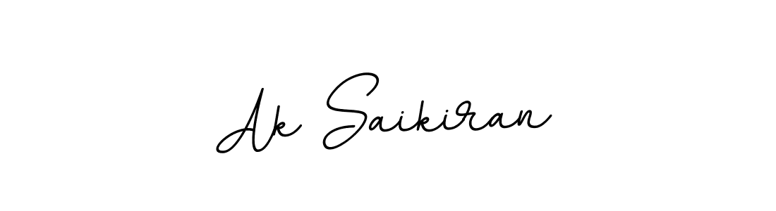 Also we have Ak Saikiran name is the best signature style. Create professional handwritten signature collection using BallpointsItalic-DORy9 autograph style. Ak Saikiran signature style 11 images and pictures png