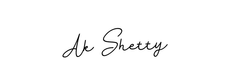 Use a signature maker to create a handwritten signature online. With this signature software, you can design (BallpointsItalic-DORy9) your own signature for name Ak Shetty. Ak Shetty signature style 11 images and pictures png
