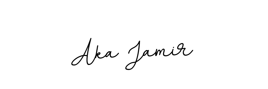 How to make Aka Jamir signature? BallpointsItalic-DORy9 is a professional autograph style. Create handwritten signature for Aka Jamir name. Aka Jamir signature style 11 images and pictures png