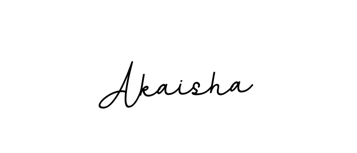 Make a beautiful signature design for name Akaisha. With this signature (BallpointsItalic-DORy9) style, you can create a handwritten signature for free. Akaisha signature style 11 images and pictures png