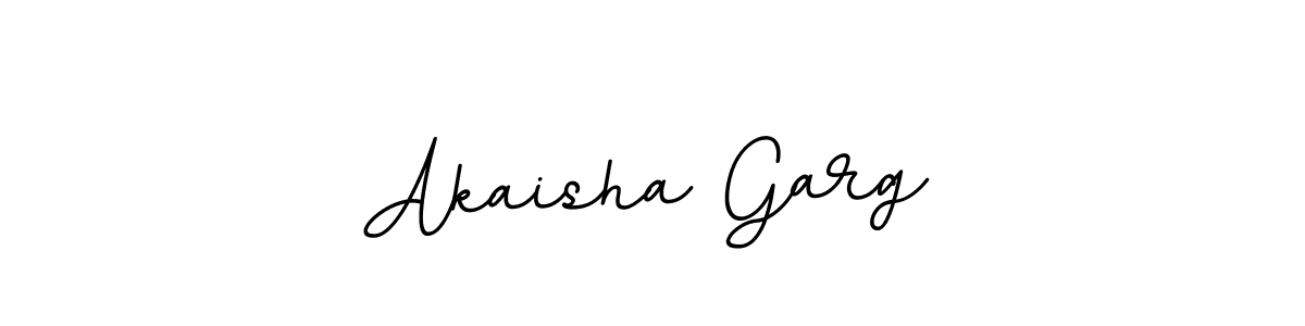 The best way (BallpointsItalic-DORy9) to make a short signature is to pick only two or three words in your name. The name Akaisha Garg include a total of six letters. For converting this name. Akaisha Garg signature style 11 images and pictures png