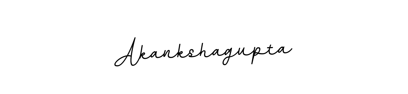 Make a beautiful signature design for name Akankshagupta. With this signature (BallpointsItalic-DORy9) style, you can create a handwritten signature for free. Akankshagupta signature style 11 images and pictures png