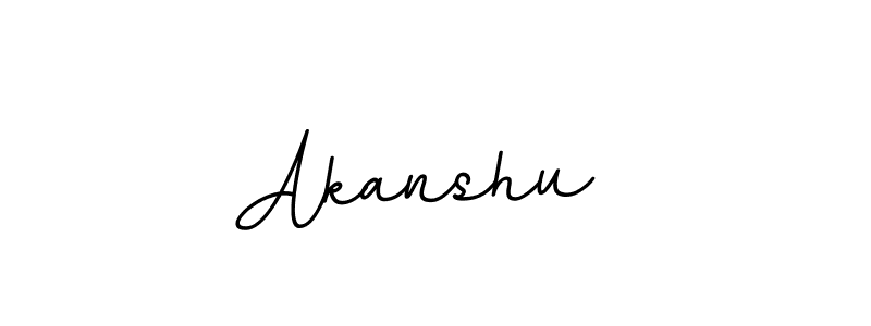 How to make Akanshu  name signature. Use BallpointsItalic-DORy9 style for creating short signs online. This is the latest handwritten sign. Akanshu  signature style 11 images and pictures png