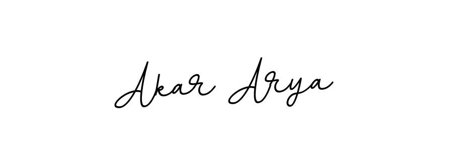 You should practise on your own different ways (BallpointsItalic-DORy9) to write your name (Akar Arya) in signature. don't let someone else do it for you. Akar Arya signature style 11 images and pictures png