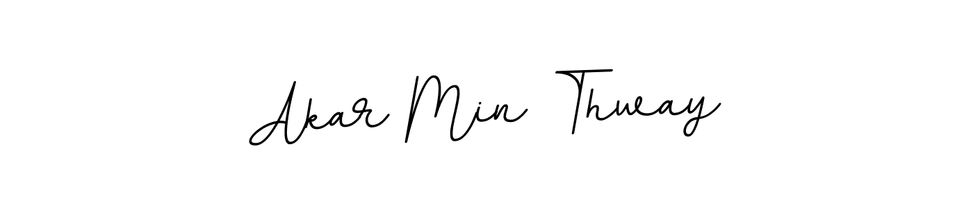 How to Draw Akar Min Thway signature style? BallpointsItalic-DORy9 is a latest design signature styles for name Akar Min Thway. Akar Min Thway signature style 11 images and pictures png