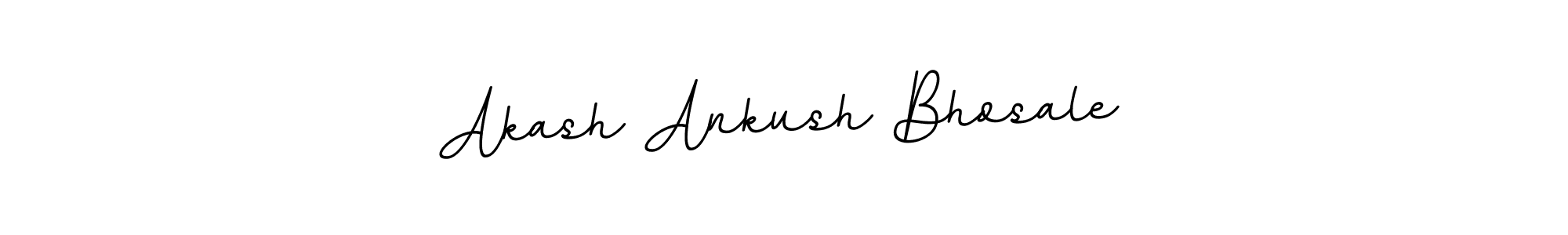 Use a signature maker to create a handwritten signature online. With this signature software, you can design (BallpointsItalic-DORy9) your own signature for name Akash Ankush Bhosale. Akash Ankush Bhosale signature style 11 images and pictures png