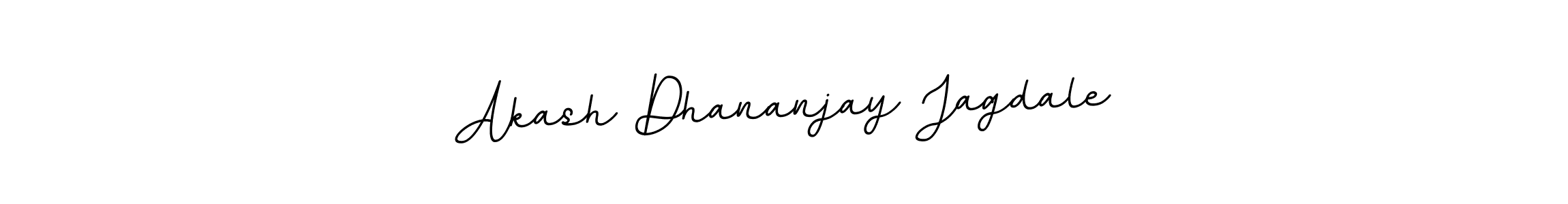 Create a beautiful signature design for name Akash Dhananjay Jagdale. With this signature (BallpointsItalic-DORy9) fonts, you can make a handwritten signature for free. Akash Dhananjay Jagdale signature style 11 images and pictures png