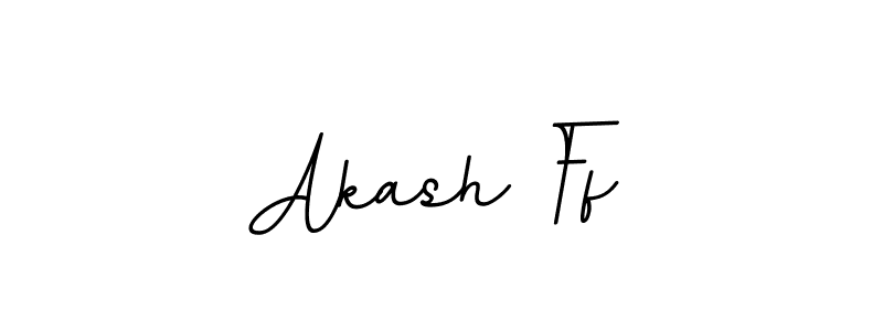 Make a beautiful signature design for name Akash Ff. With this signature (BallpointsItalic-DORy9) style, you can create a handwritten signature for free. Akash Ff signature style 11 images and pictures png