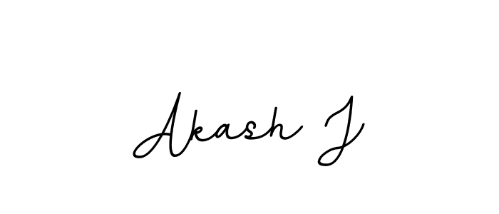 Akash J stylish signature style. Best Handwritten Sign (BallpointsItalic-DORy9) for my name. Handwritten Signature Collection Ideas for my name Akash J. Akash J signature style 11 images and pictures png