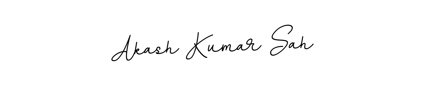 Akash Kumar Sah stylish signature style. Best Handwritten Sign (BallpointsItalic-DORy9) for my name. Handwritten Signature Collection Ideas for my name Akash Kumar Sah. Akash Kumar Sah signature style 11 images and pictures png