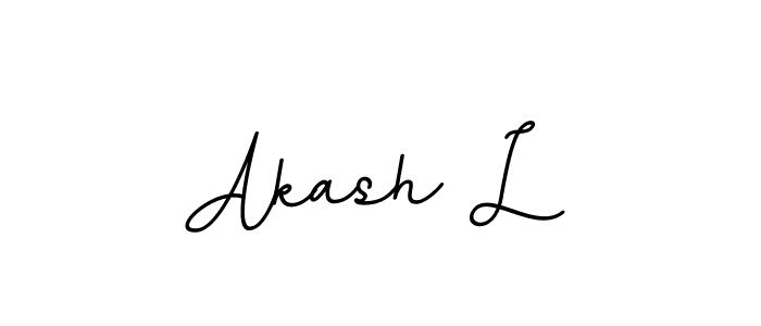 Make a beautiful signature design for name Akash L. Use this online signature maker to create a handwritten signature for free. Akash L signature style 11 images and pictures png