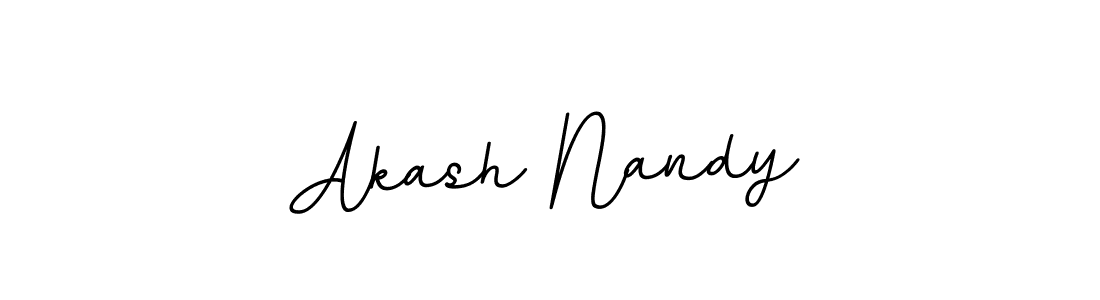 It looks lik you need a new signature style for name Akash Nandy. Design unique handwritten (BallpointsItalic-DORy9) signature with our free signature maker in just a few clicks. Akash Nandy signature style 11 images and pictures png