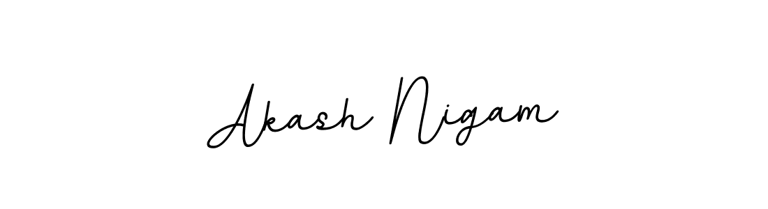 if you are searching for the best signature style for your name Akash Nigam. so please give up your signature search. here we have designed multiple signature styles  using BallpointsItalic-DORy9. Akash Nigam signature style 11 images and pictures png