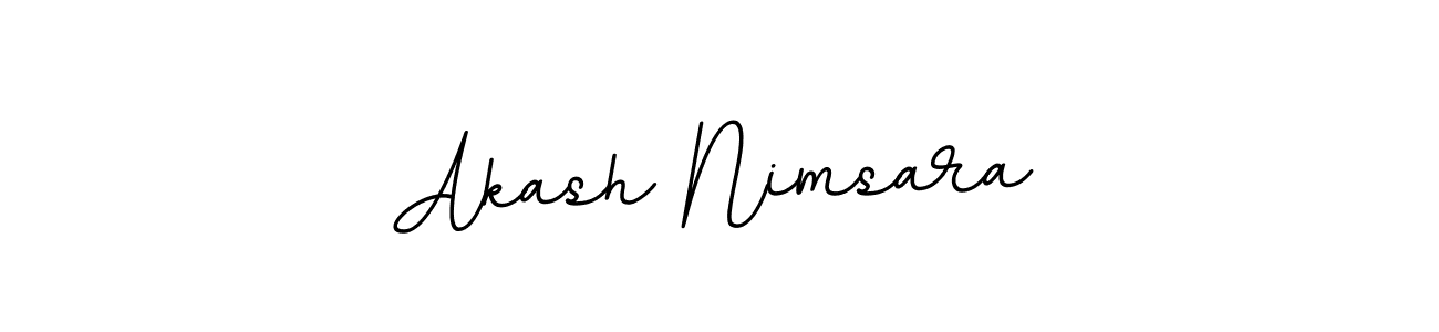 Akash Nimsara stylish signature style. Best Handwritten Sign (BallpointsItalic-DORy9) for my name. Handwritten Signature Collection Ideas for my name Akash Nimsara. Akash Nimsara signature style 11 images and pictures png