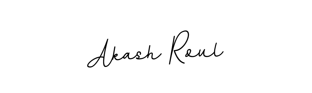 It looks lik you need a new signature style for name Akash Roul. Design unique handwritten (BallpointsItalic-DORy9) signature with our free signature maker in just a few clicks. Akash Roul signature style 11 images and pictures png