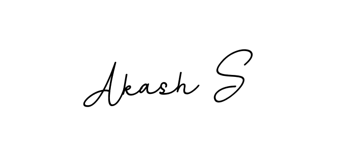 You should practise on your own different ways (BallpointsItalic-DORy9) to write your name (Akash S) in signature. don't let someone else do it for you. Akash S signature style 11 images and pictures png