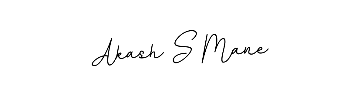 Make a beautiful signature design for name Akash S Mane. With this signature (BallpointsItalic-DORy9) style, you can create a handwritten signature for free. Akash S Mane signature style 11 images and pictures png