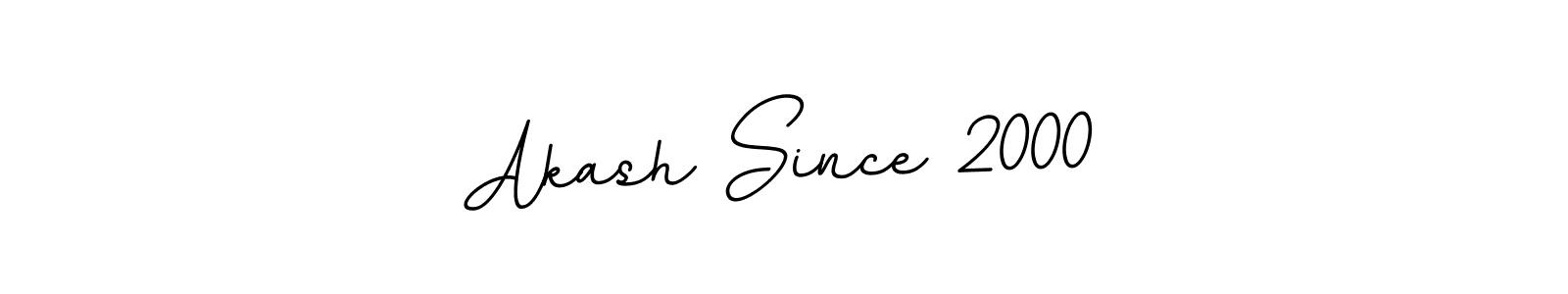 It looks lik you need a new signature style for name Akash Since 2000. Design unique handwritten (BallpointsItalic-DORy9) signature with our free signature maker in just a few clicks. Akash Since 2000 signature style 11 images and pictures png