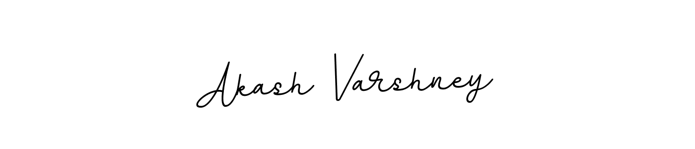 Design your own signature with our free online signature maker. With this signature software, you can create a handwritten (BallpointsItalic-DORy9) signature for name Akash Varshney. Akash Varshney signature style 11 images and pictures png